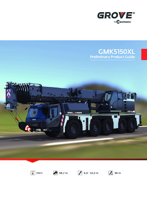 Univerzální terénní jeřáby Grove GMK5150XL
