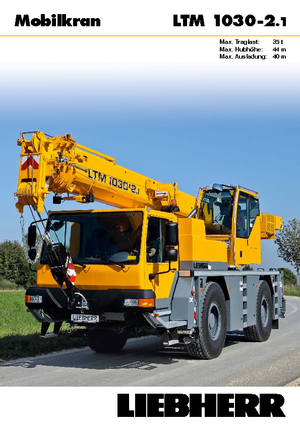 Univerzální terénní jeřáby Liebherr LTM 1030-2.1 