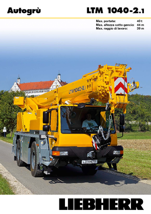 Univerzální terénní jeřáby Liebherr LTM 1040-2.1 