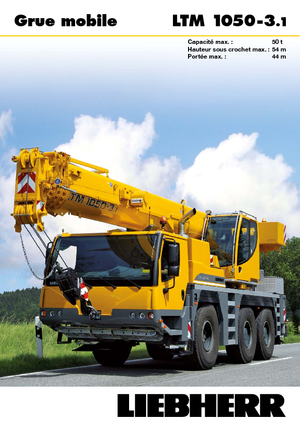 Univerzální terénní jeřáby Liebherr LTM 1050-3.1 