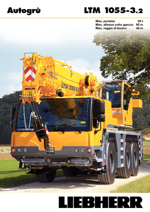 Univerzální terénní jeřáby Liebherr LTM 1055-3.2 