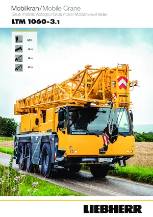 Univerzální terénní jeřáby Liebherr LTM 1060-3.1 