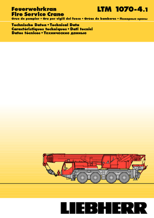 Univerzální terénní jeřáby Liebherr LTM 1070-4.1 (8x6x8)