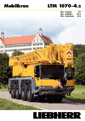 Univerzální terénní jeřáby Liebherr LTM 1070-4.2 
