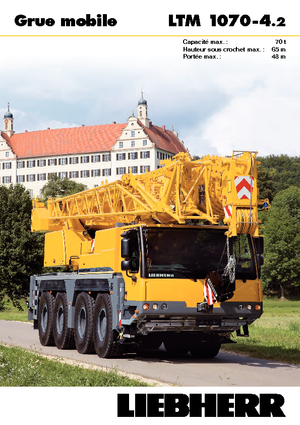 Univerzální terénní jeřáby Liebherr LTM 1070-4.2 