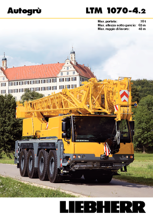 Univerzální terénní jeřáby Liebherr LTM 1070-4.2 