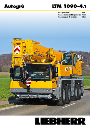 Univerzální terénní jeřáby Liebherr LTM 1090-4.1 (8x6x8)