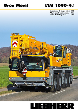 Univerzální terénní jeřáby Liebherr LTM 1090-4.1 (8x6x8)
