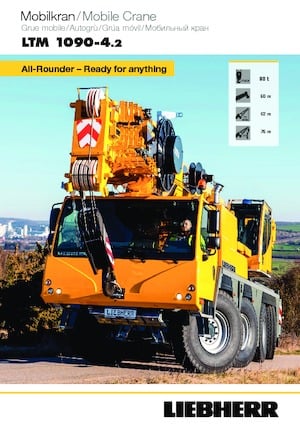 Univerzální terénní jeřáby Liebherr LTM 1090-4.2 