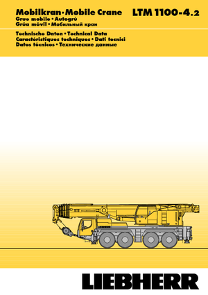 Univerzální terénní jeřáby Liebherr LTM 1100-4.2