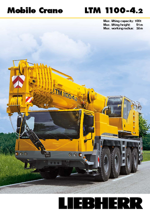 Univerzální terénní jeřáby Liebherr LTM 1100-4.2 