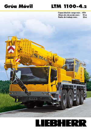 Univerzální terénní jeřáby Liebherr LTM 1100-4.2 