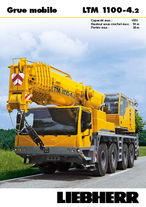Univerzální terénní jeřáby Liebherr LTM 1100-4.2