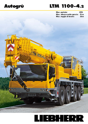 Univerzální terénní jeřáby Liebherr LTM 1100-4.2
