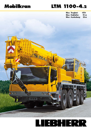 Univerzální terénní jeřáby Liebherr LTM 1100-4.2