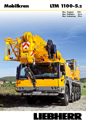 Univerzální terénní jeřáby Liebherr LTM 1100-5.2 