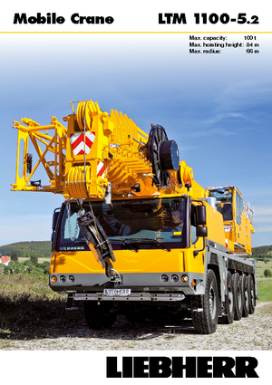 Univerzální terénní jeřáby Liebherr LTM 1100-5.2 