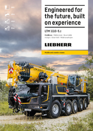 Univerzální terénní jeřáby Liebherr LTM 1110-5.2