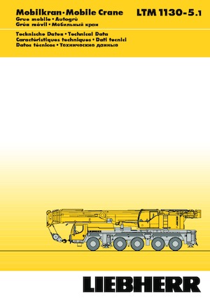Univerzální terénní jeřáby Liebherr LTM 1130-5.1 