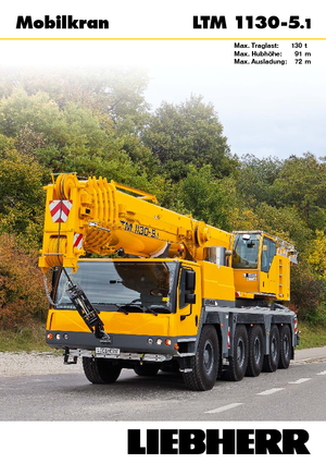 Univerzální terénní jeřáby Liebherr LTM 1130-5.1 
