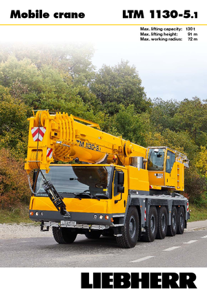 Univerzální terénní jeřáby Liebherr LTM 1130-5.1 