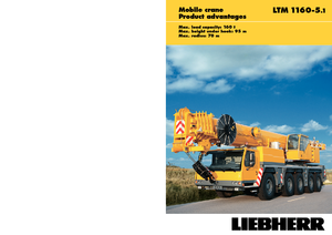 Univerzální terénní jeřáby Liebherr LTM 1160-5.1 (10x6x8)