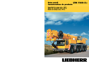 Univerzální terénní jeřáby Liebherr LTM 1160-5.1 (10x6x8)