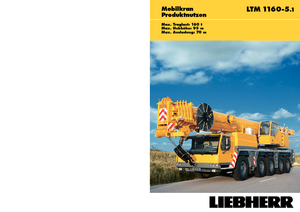 Univerzální terénní jeřáby Liebherr LTM 1160-5.1 (10x6x8)