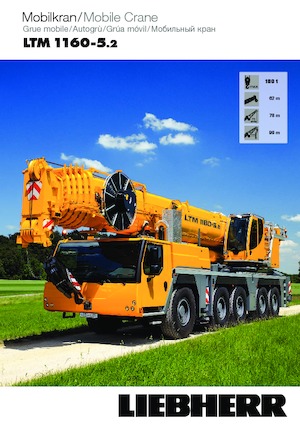 Univerzální terénní jeřáby Liebherr LTM 1160-5.2 