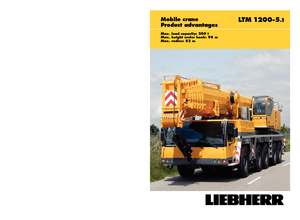 Univerzální terénní jeřáby Liebherr LTM 1200-5.1 
