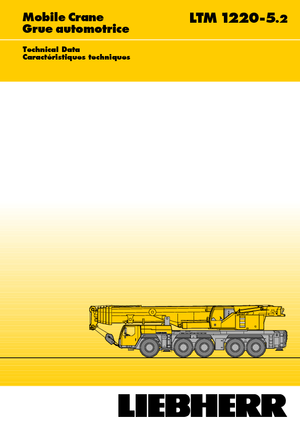 Univerzální terénní jeřáby Liebherr LTM 1220-5.2 (10x6x10)