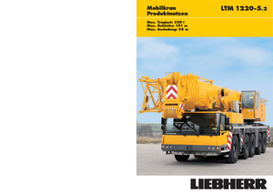 Univerzální terénní jeřáby Liebherr LTM 1220-5.2 (10x6x10)
