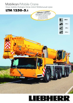 Univerzální terénní jeřáby Liebherr LTM 1250-5.1 