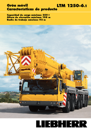 Univerzální terénní jeřáby Liebherr LTM 1250-6.1 (12x8x10)