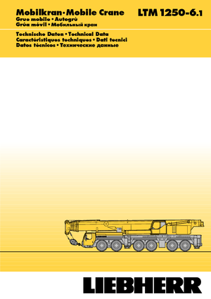 Univerzální terénní jeřáby Liebherr LTM 1250-6.1 (12x8x10)