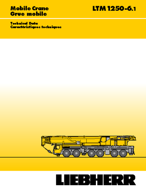 Univerzální terénní jeřáby Liebherr LTM 1250-6.1 (12x8x10)