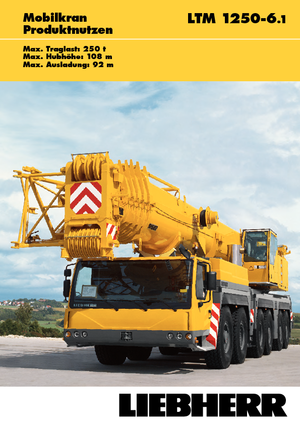Univerzální terénní jeřáby Liebherr LTM 1250-6.1 (12x8x10)
