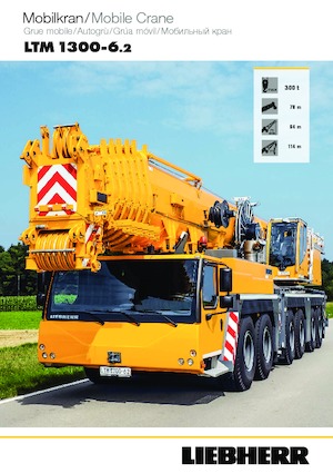 Univerzální terénní jeřáby Liebherr LTM 1300-6.2 