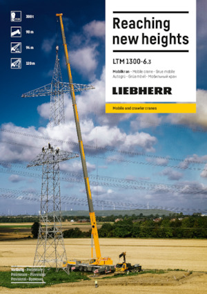 Univerzální terénní jeřáby Liebherr LTM 1300-6.3 