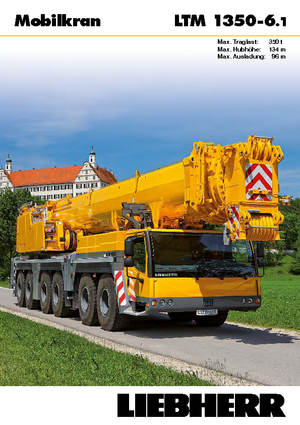 Univerzální terénní jeřáby Liebherr LTM 1350-6.1 