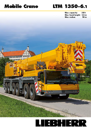 Univerzální terénní jeřáby Liebherr LTM 1350-6.1 