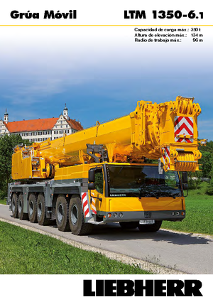 Univerzální terénní jeřáby Liebherr LTM 1350-6.1 