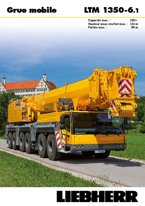 Univerzální terénní jeřáby Liebherr LTM 1350-6.1 