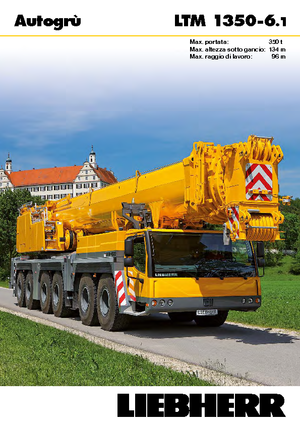 Univerzální terénní jeřáby Liebherr LTM 1350-6.1 