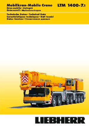 Univerzální terénní jeřáby Liebherr LTM 1400-7.1 