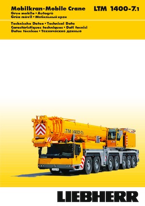 Univerzální terénní jeřáby Liebherr LTM 1400-7.1 