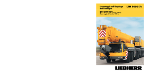Univerzální terénní jeřáby Liebherr LTM 1400-7.1 