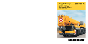 Univerzální terénní jeřáby Liebherr LTM 1400-7.1 