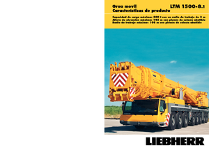 Univerzální terénní jeřáby Liebherr LTM 1500-8.1