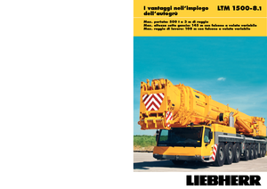Univerzální terénní jeřáby Liebherr LTM 1500-8.1